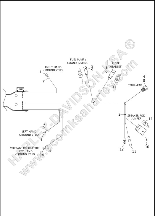 WIRING HARNESS, MAIN, ABS - (5 OF 8)